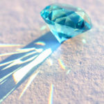 ブルークリスタルガラスダイヤモンド