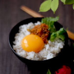 玄米もち麦飯で味よし子っこちゃん卵かけご飯【レシピ】