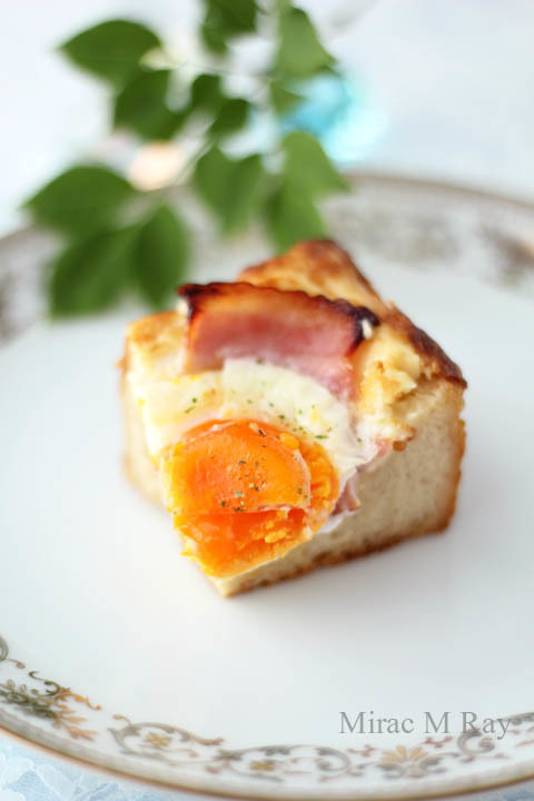 【レシピ】贅沢に分厚いラピュタパン・マヨネーズベーコンエッグトースト/Mayonnaise Bacon Egg Toast