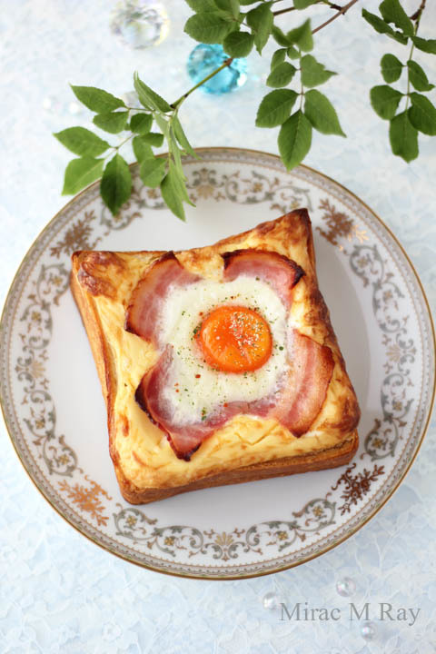 【レシピ】贅沢に分厚いラピュタパン・マヨネーズベーコンエッグトースト/Mayonnaise Bacon Egg Toast