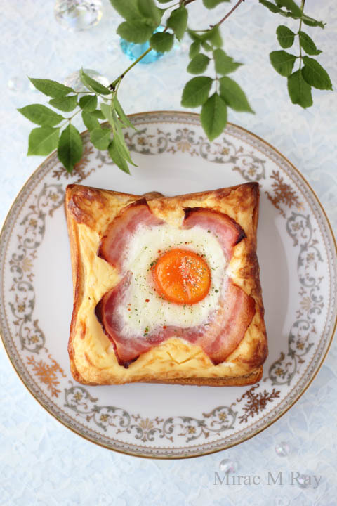【レシピ】贅沢に分厚いラピュタパン・マヨネーズベーコンエッグトースト Mayonnaise Bacon Egg Toast