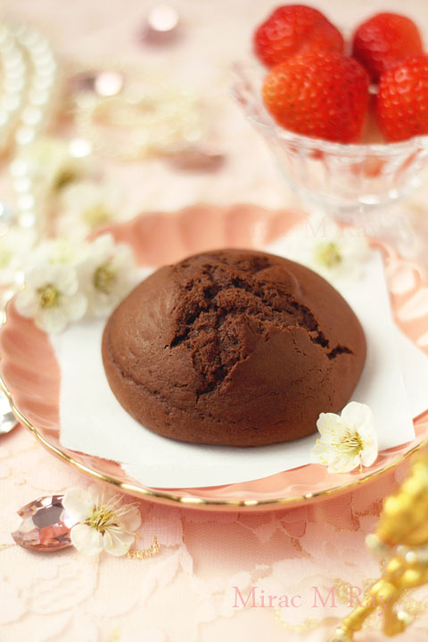 【レシピ】チョコレート甘食　シンプルにココアの味。はちみつ＆メレンゲ入りver