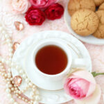 Sweet Girly Tea Time with Cookies