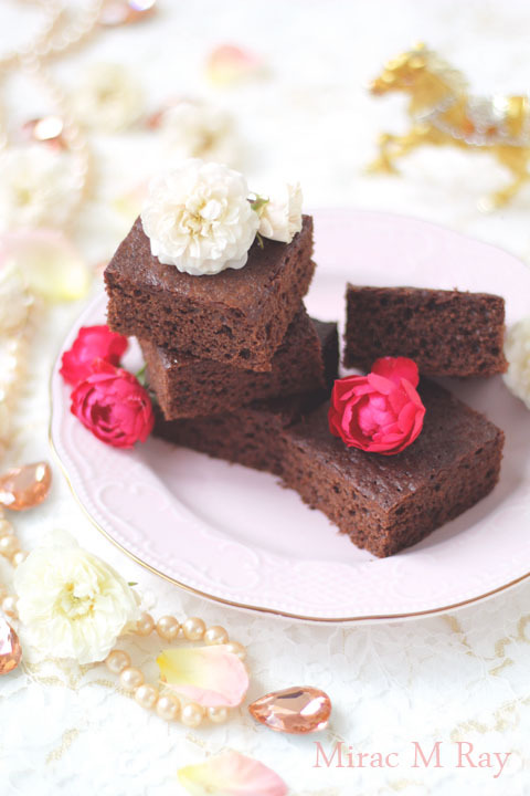 【レシピ】チョコレートブラウニー　甘さ控えめふんわり軽いケーキ食感ver.